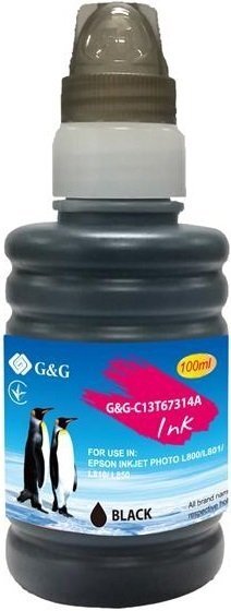 Контейнер с чернилами G&G для Epson L800 black (G&G-C13T67314A)