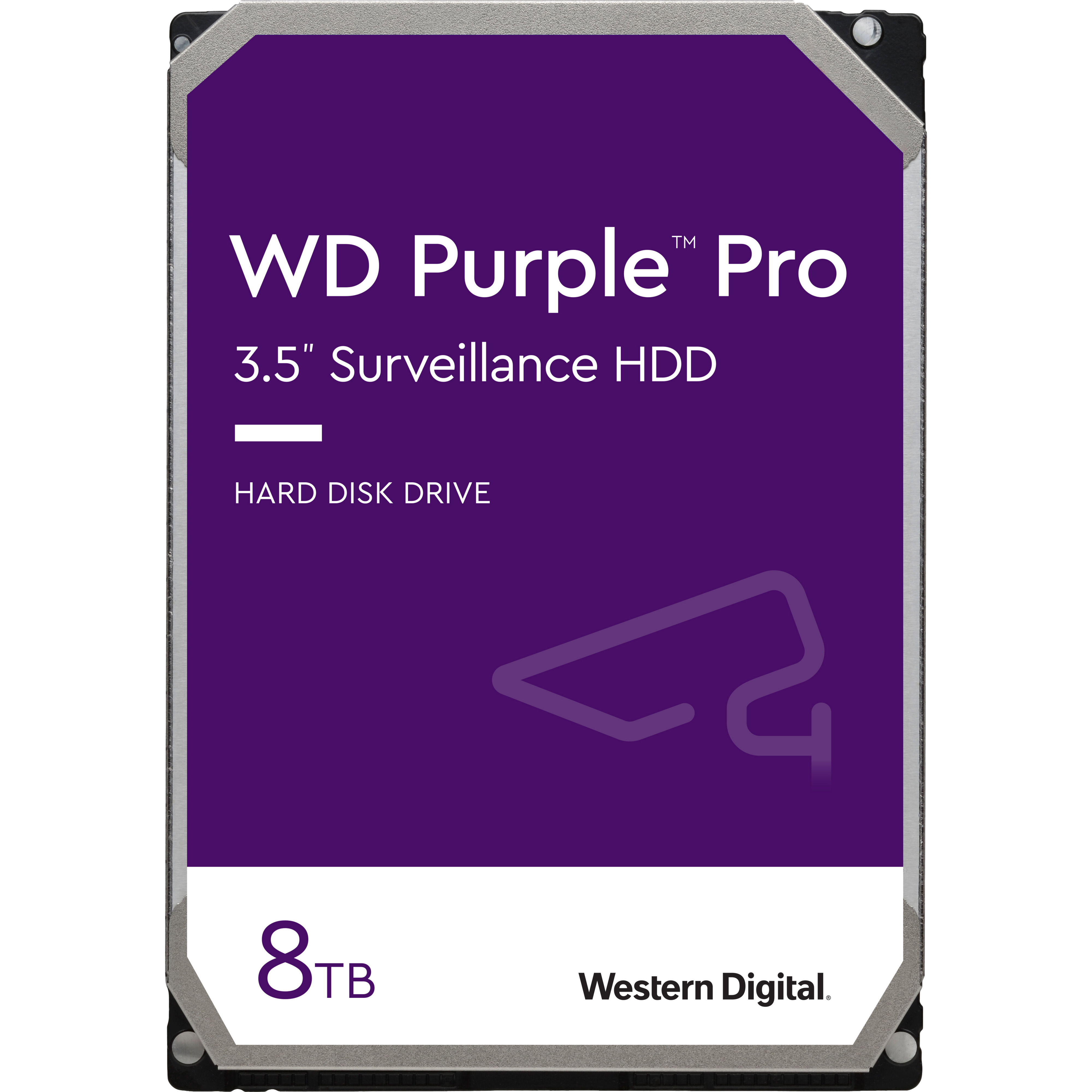 Жесткий диск WD 8TB 3.5" 7200 256MB SATA Purple Pro Surveillance (WD8002PURP)