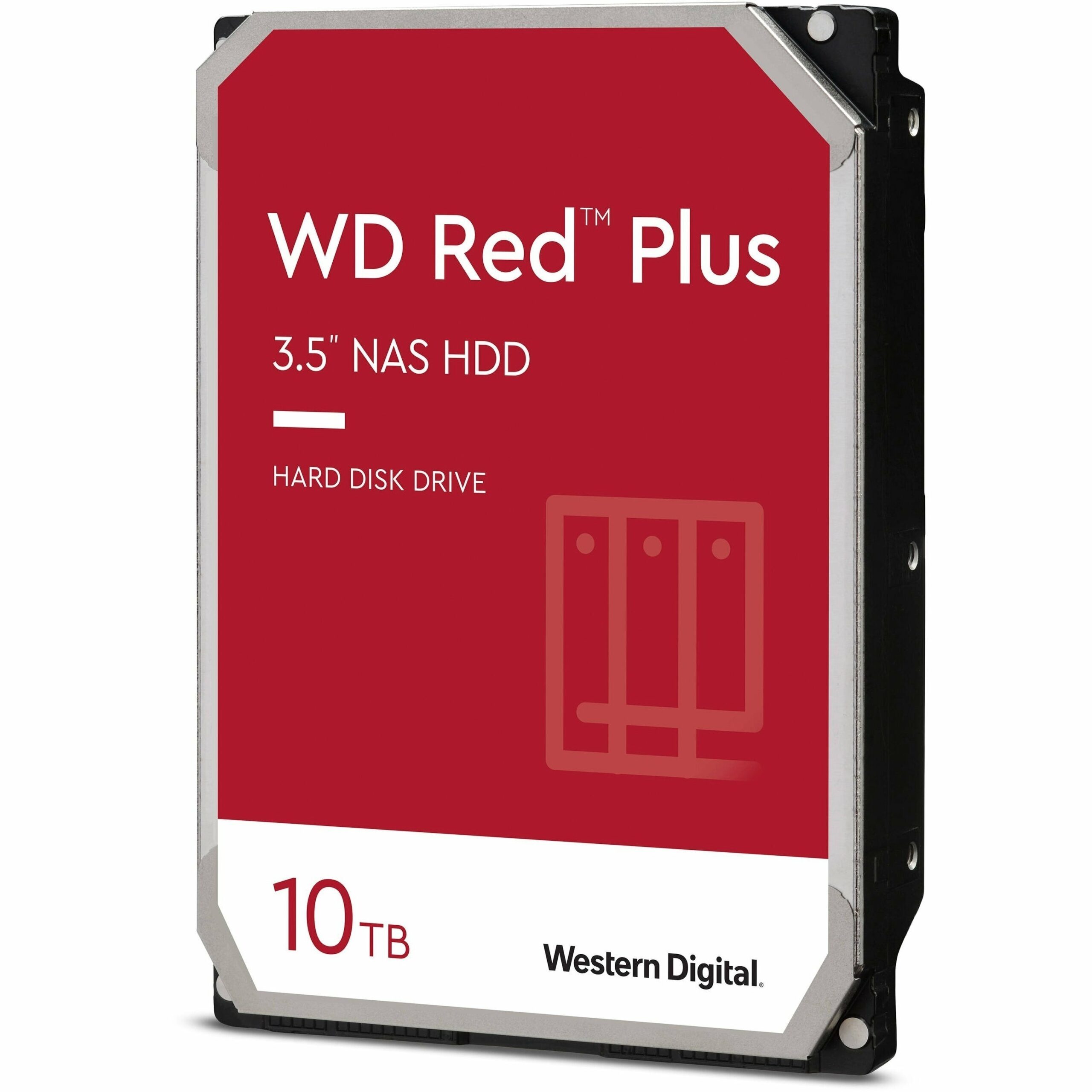 Внутренний жесткий диск WD 3.5" SATA 3.0 10TB 7200 256MB Red Plus NAS (WD101EFBX)