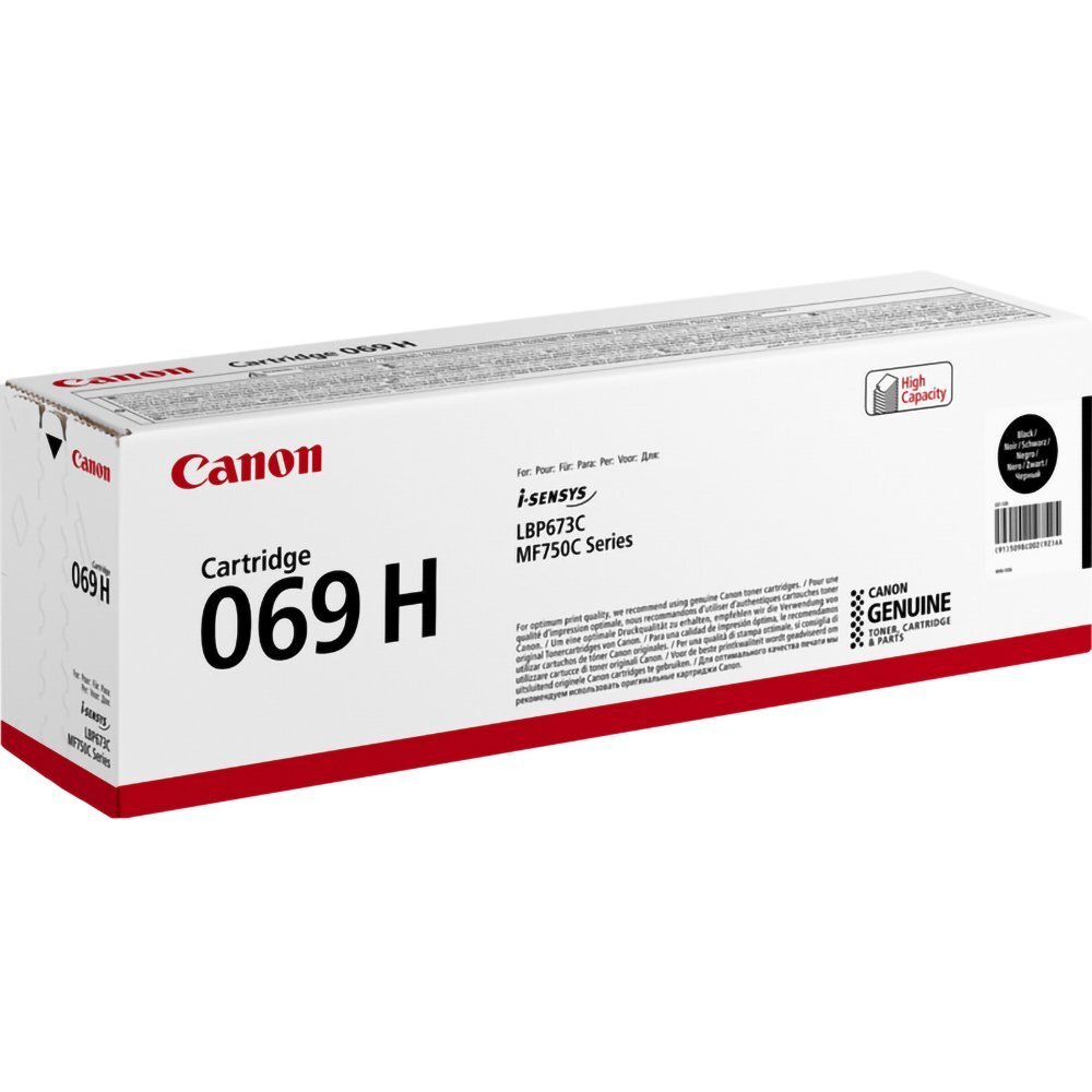 Картридж лазерний Canon 069H MF752Cdw/MF754Cdw/LBP673Cdw Black (7600 стор.) (5098C002)