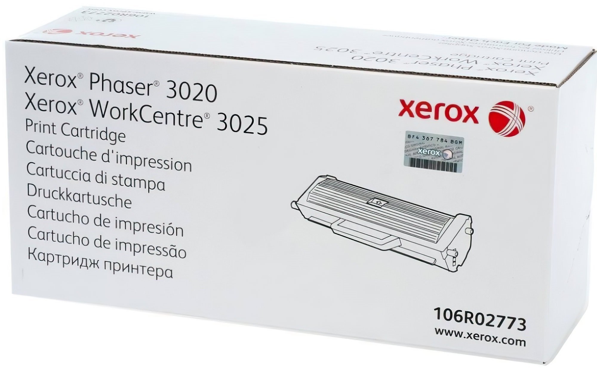 Картридж Xerox Phaser 3020 / WC3025 (106R02773)