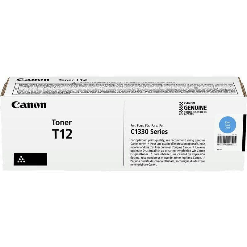 Картридж Canon T12 i-SENSYS XC1333 Series (стр. 5400) Cyan (5097C006)