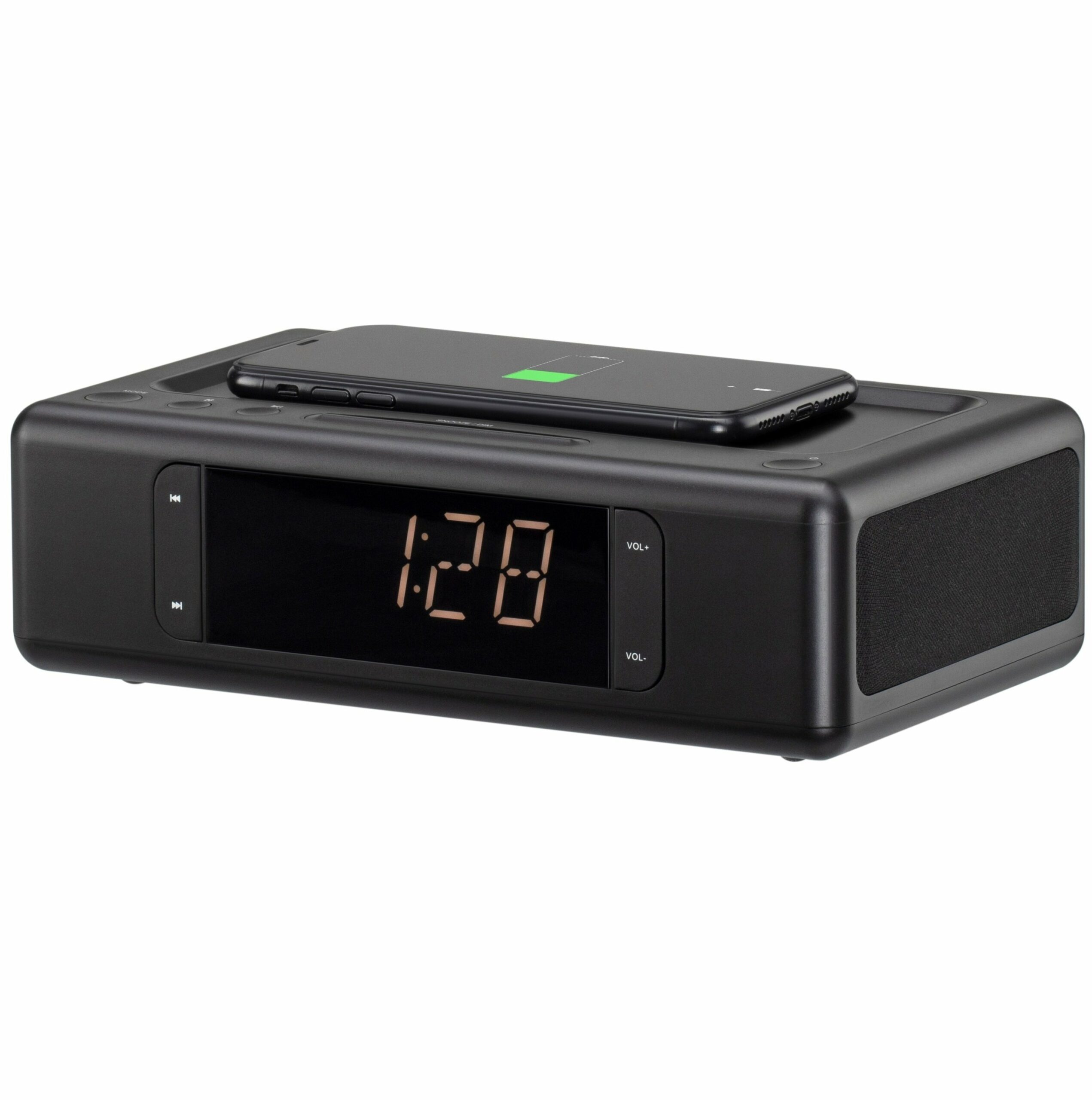 Акустична док-станція 2E SmartClock Wireless Charging Black (2E-AS01QIBK)