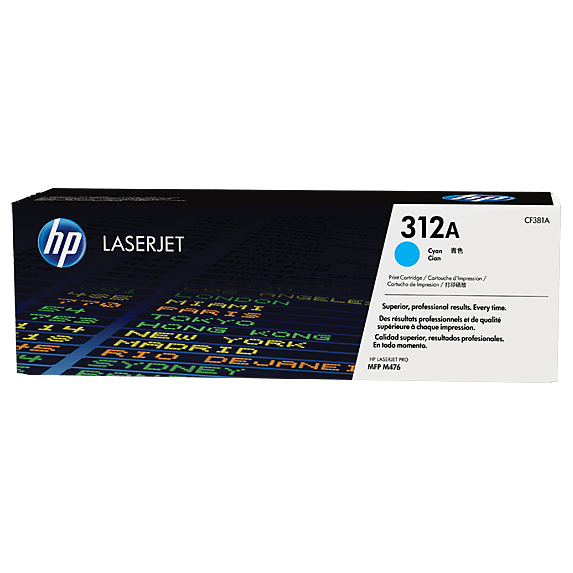 Картридж лазерный HP 312A LJ Pro M476dn/M476dw/M476nw Cyan (CF381A)