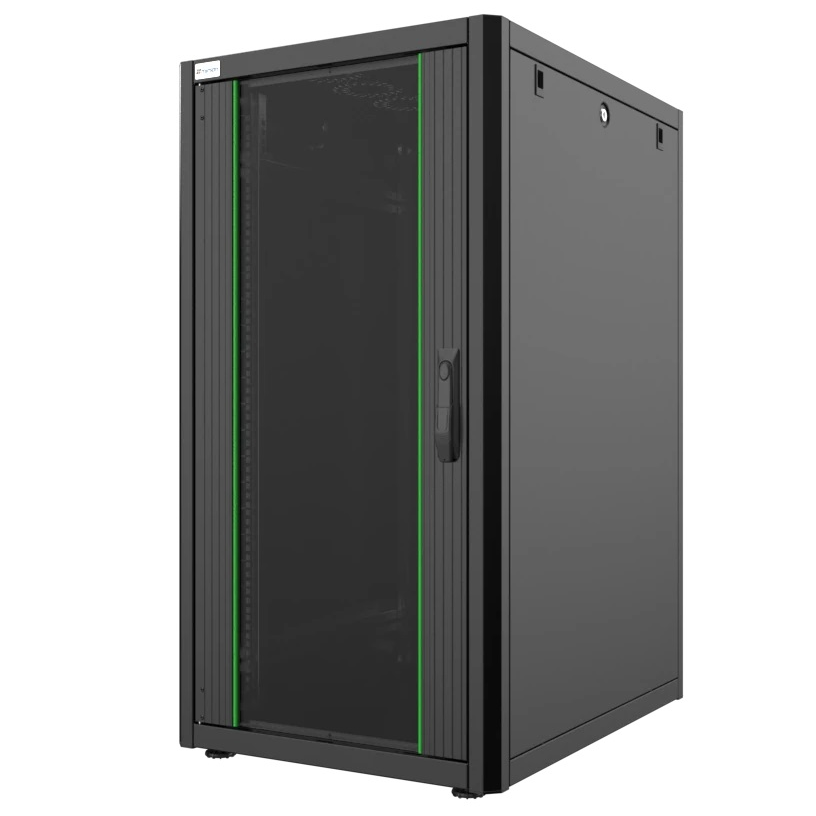 Шкаф MIRSAN 19", 22U, GTN SERVER, стеклянная дверь, 600x800 мм (MR.GTN22U68DE.01)