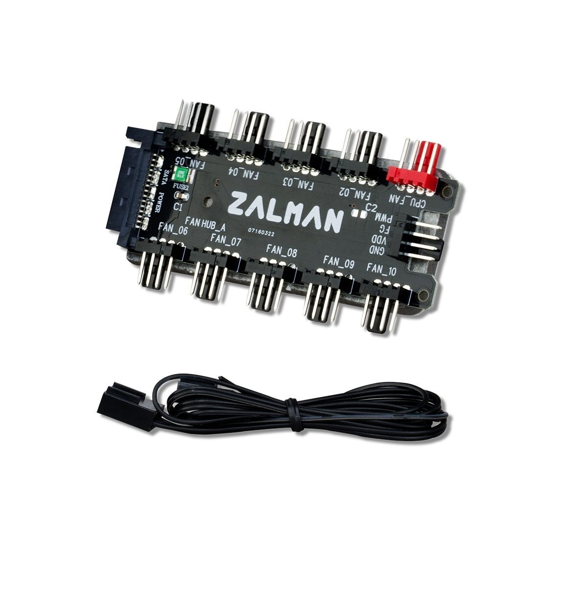 Контролер PWM ZALMAN ZM-PWM10 FH 10 вентиляторів, 3/4 pin, SATA