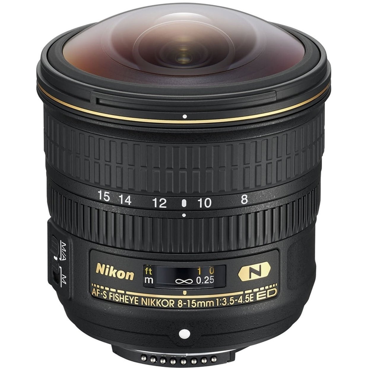 Объектив Nikon AF-S 8-15 мм f/3.5-4.5E ED FISHEYE (JAA831DA)