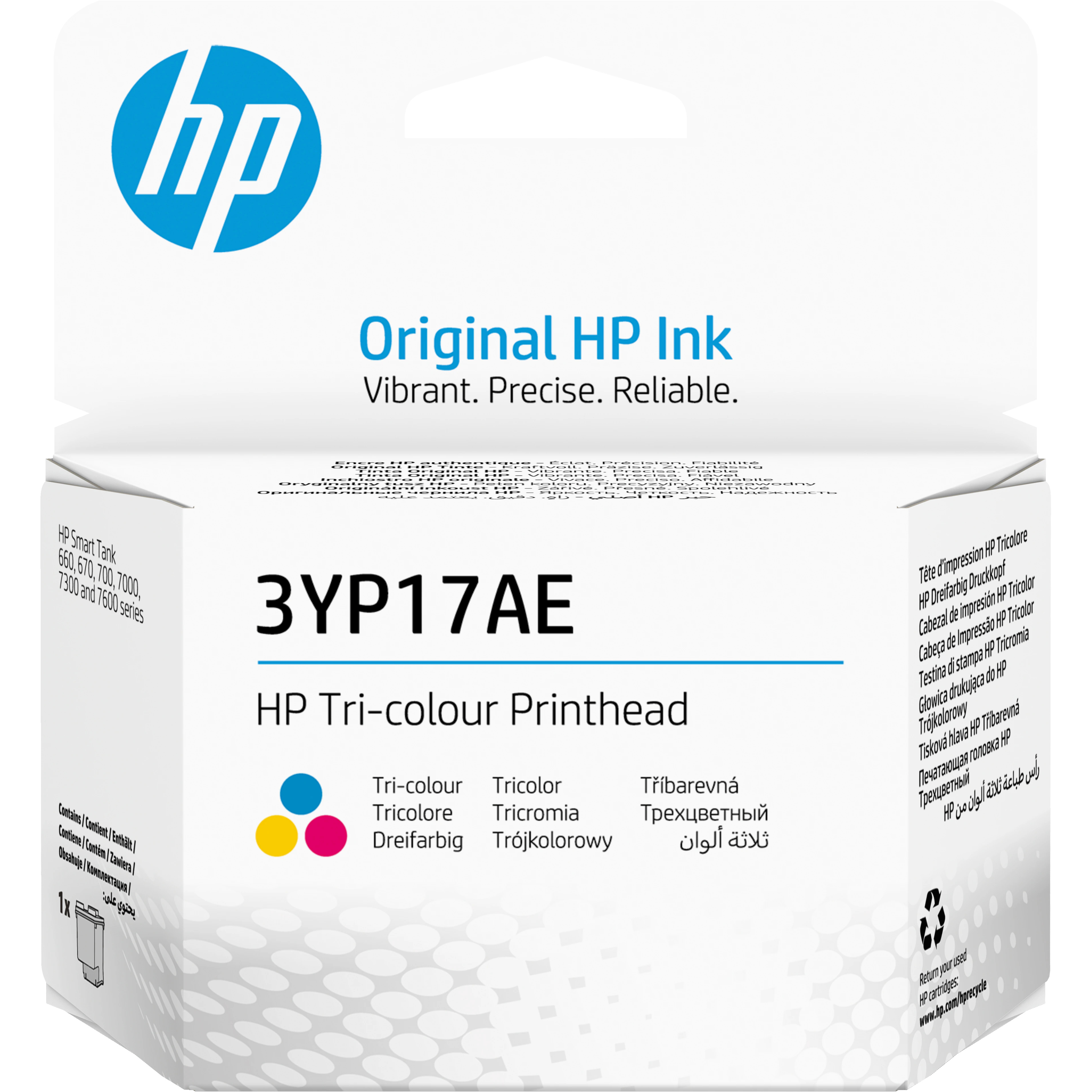 Печатная головка HP Smart Tank 670/720/725/750/790 Tri-Color (3YP17AE)