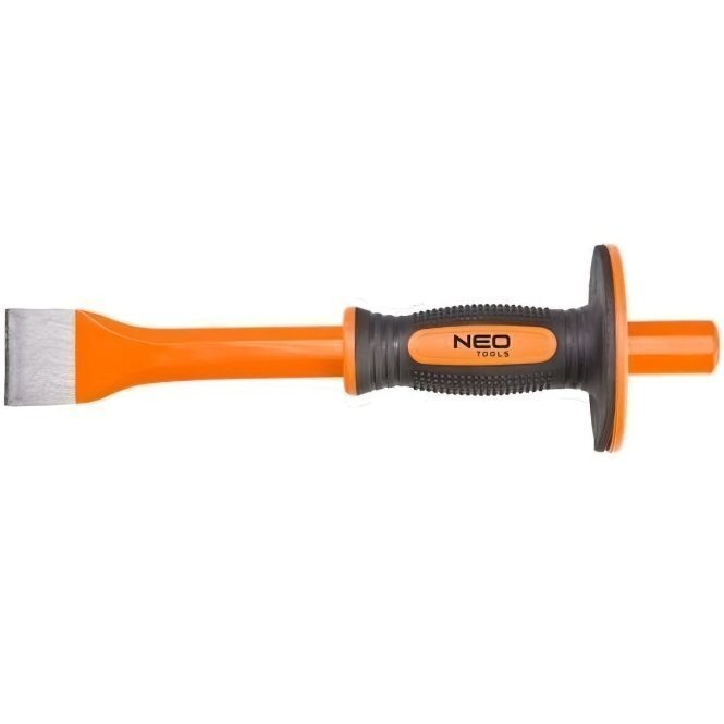 Зубило Neo Tools, 75x20x300 мм, захист долоні, CrV 33-084