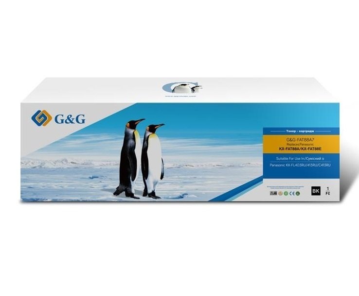 Картридж G&G KX-FAT88A7 для Panasonic KX-FL403, KX-FLC413, 2000. стор. (G&G-FAT88A7)