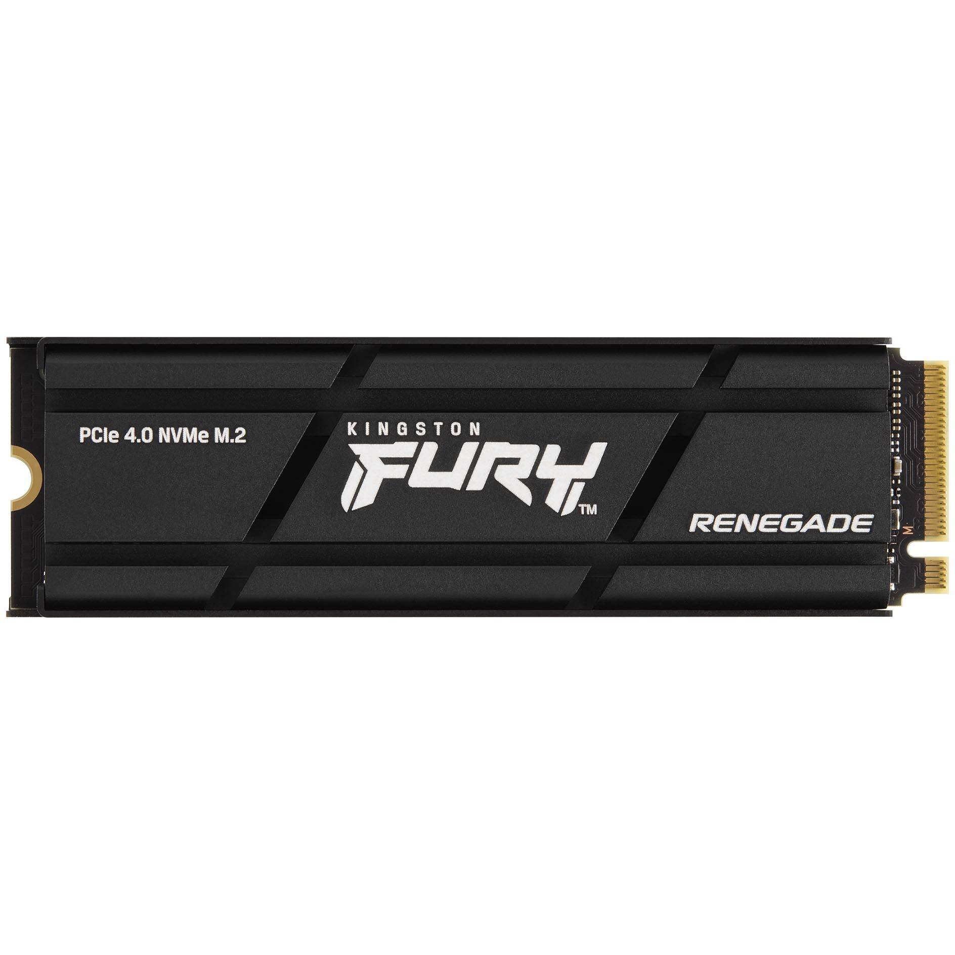 Накопичувач SSD Kingston M.2 4TB PCIe 4.0 Fury Renegade + радіатор