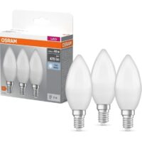 Набір ламп 3шт Osram Led E14 4.9Вт 4000К 470Лм B40 (4058075429680)