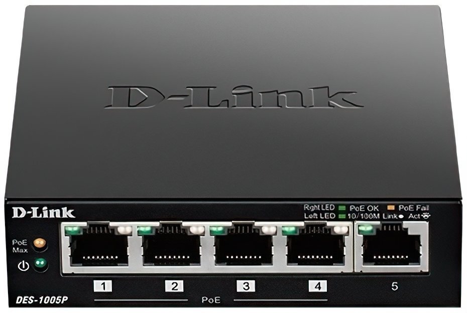 Коммутатор D-Link DES-1005P