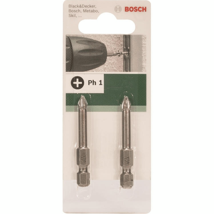 Біти Bosch PH 1 XH, 49мм, 2шт (2.609.255.919)