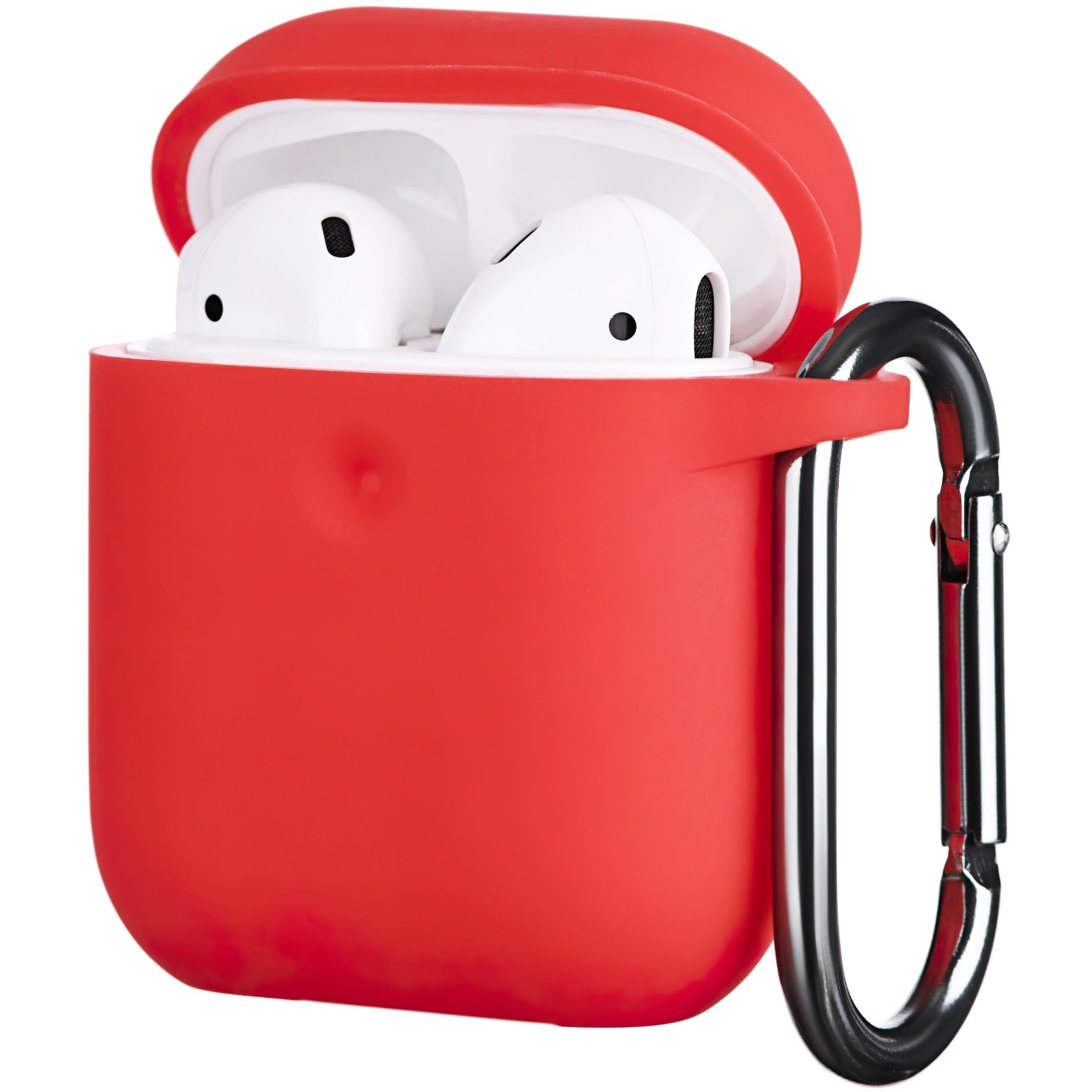 Чохол 2Е для Apple AirPods Pure Color Silicone (3mm) Red (2E-AIR-PODS-IBPCS-3-RD)