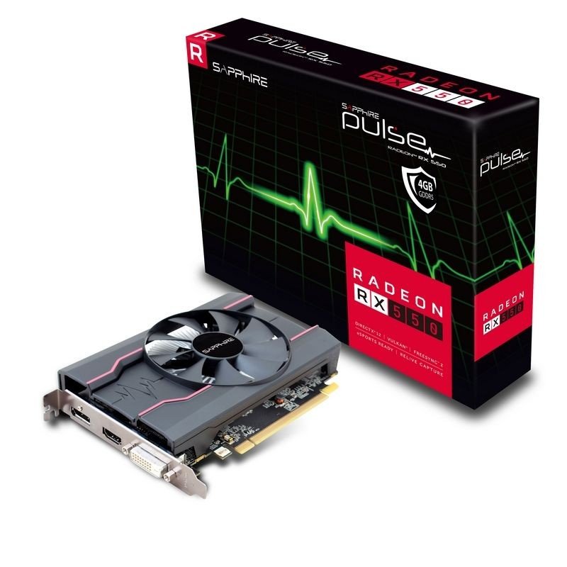 Відеокарта SAPPHIRE Radeon RX 550 4GB GDDR5 Pulse (11268-01-20G)