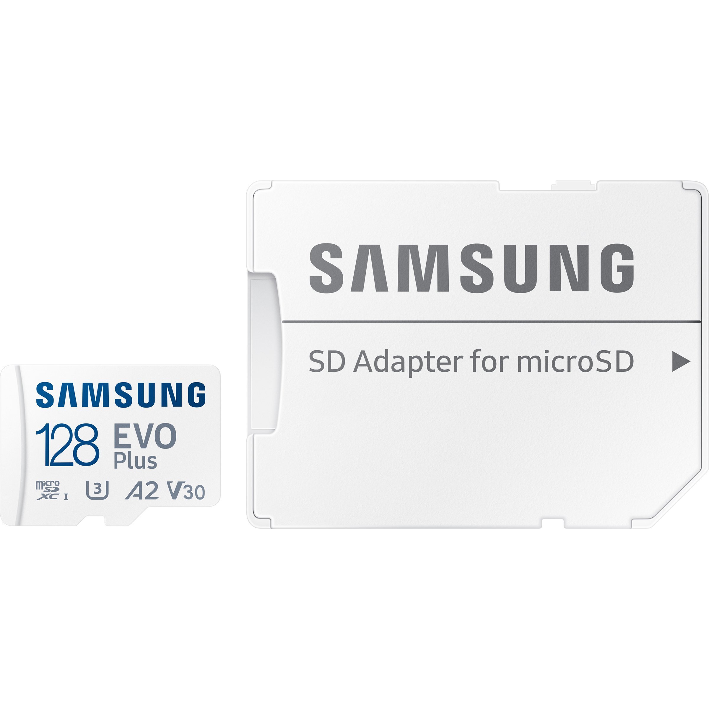 Карта пам`яті Samsung Evo Plus microSDXC 128GB UHS-I U1 V10 A1 + адаптер SD (MB-MC128KA/EU)