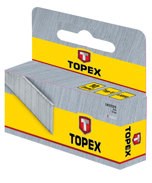 Скобы к степлеру TOPEX 41E310 10 мм, 1000 шт.