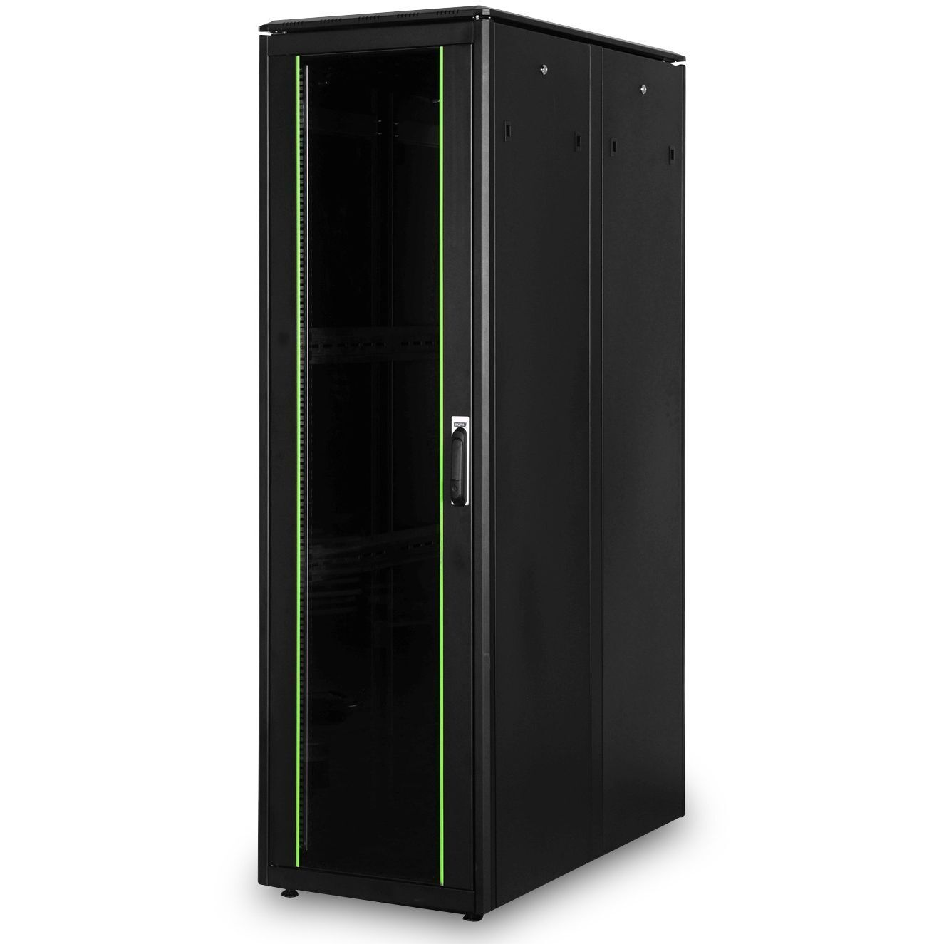 Шафа DIGITUS 19", 42U, 600x1200 мм, Network Unique, чорна (DN-1942U-6/12-1B)