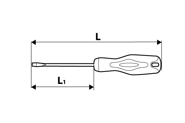 Отвертка Topex 39D844 Torx T20x100 мм