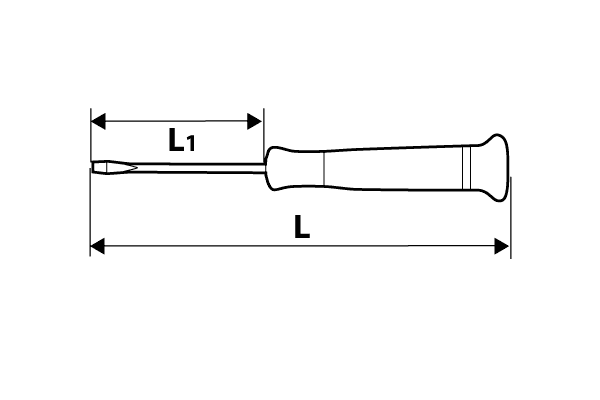 Викрутка Topex 39D771 2.5х50мм