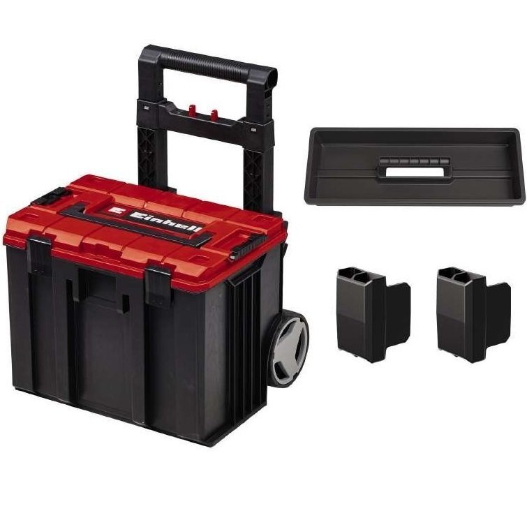 Пластиковый кейс Einhell E-Case L с колесами до 120кг, колеса 15см, 6.05кг (4540014)