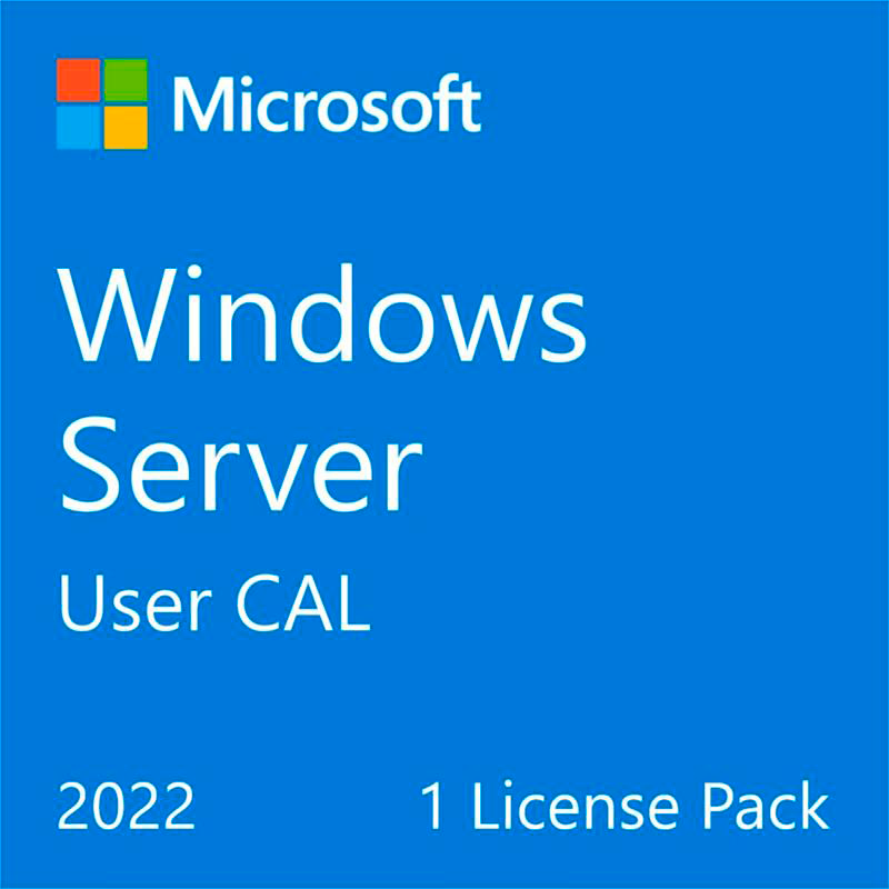 Ліцензія доступу Microsoft Windows Server 2022 CAL 1 User рос, ОЕМ без носія (R18-06457)