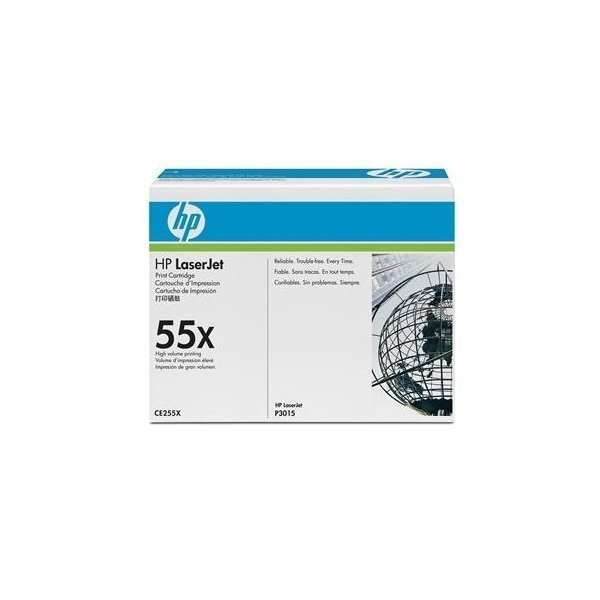 Картридж лазерный HP LJP3015 series black, max (CE255X)