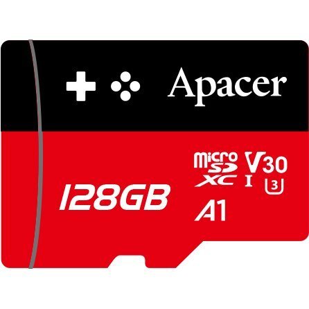 Карта пам`яті Apacer microSD 128GB UHS-I U3 V30 A1 Gaming Card (AP128GMCSX10U7-RAGC)