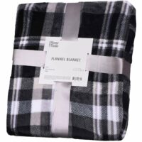 Плед Ardesto Flannel 160х200см клітинка сіра (ART0101PB)