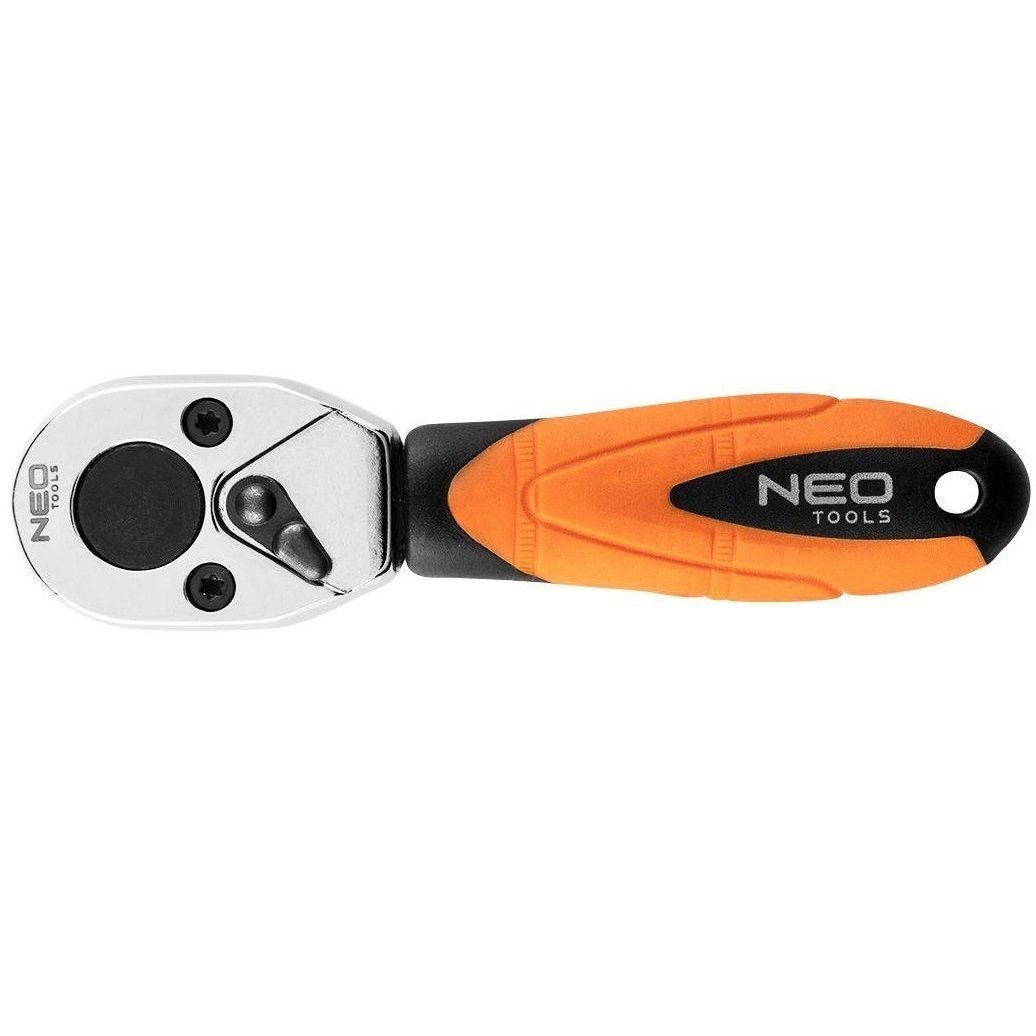 Ключ-тріскачка Neo Tools, 1/4", 105 мм, CrV, 48 зубців (08-512)