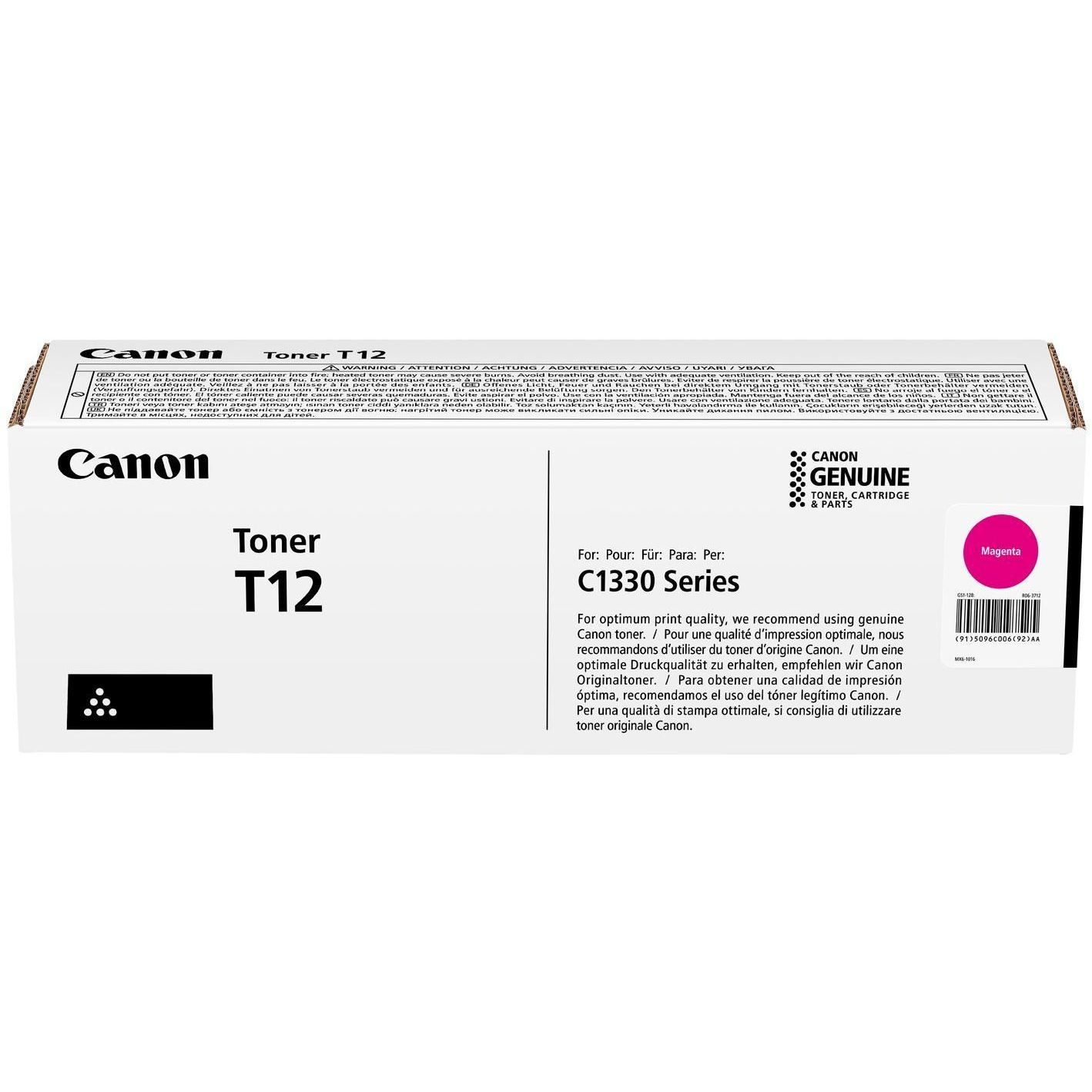 Картридж Canon T12 i-SENSYS XC1333 Series (5400 стр.) Magenta (5096C006)