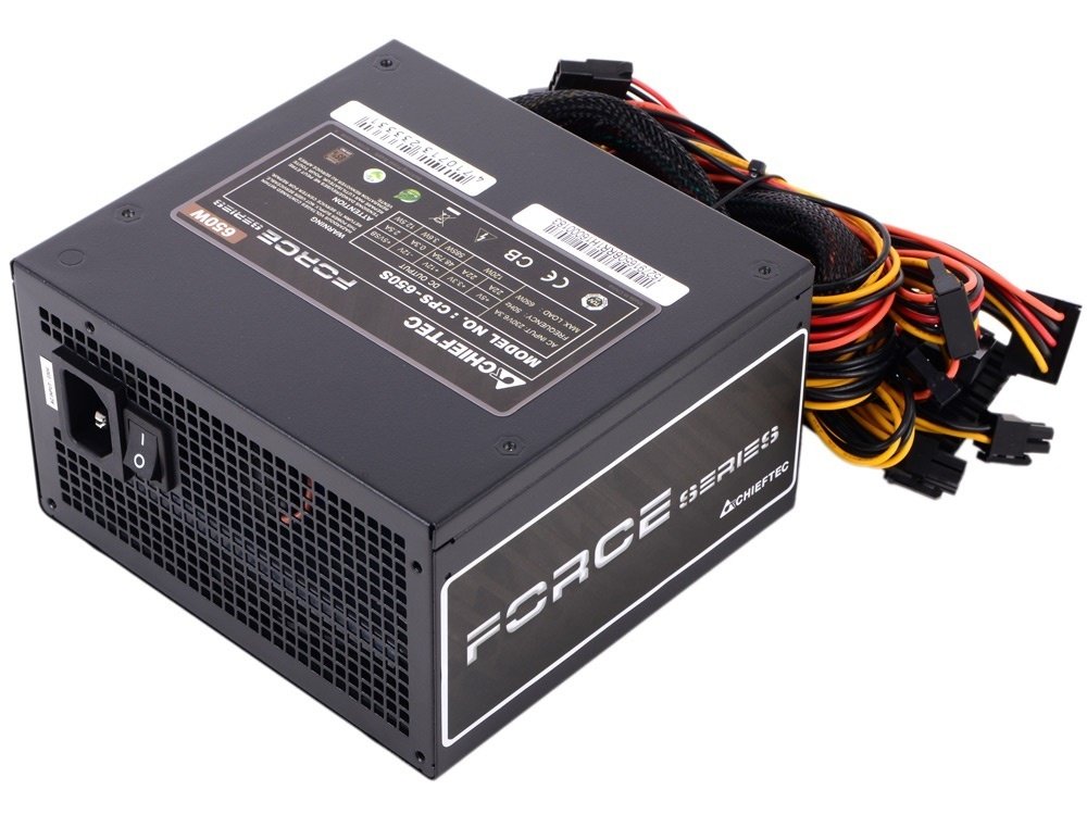 Блок питания для ПК CHIEFTEC Force 650W (CPS-650S) RETAIL