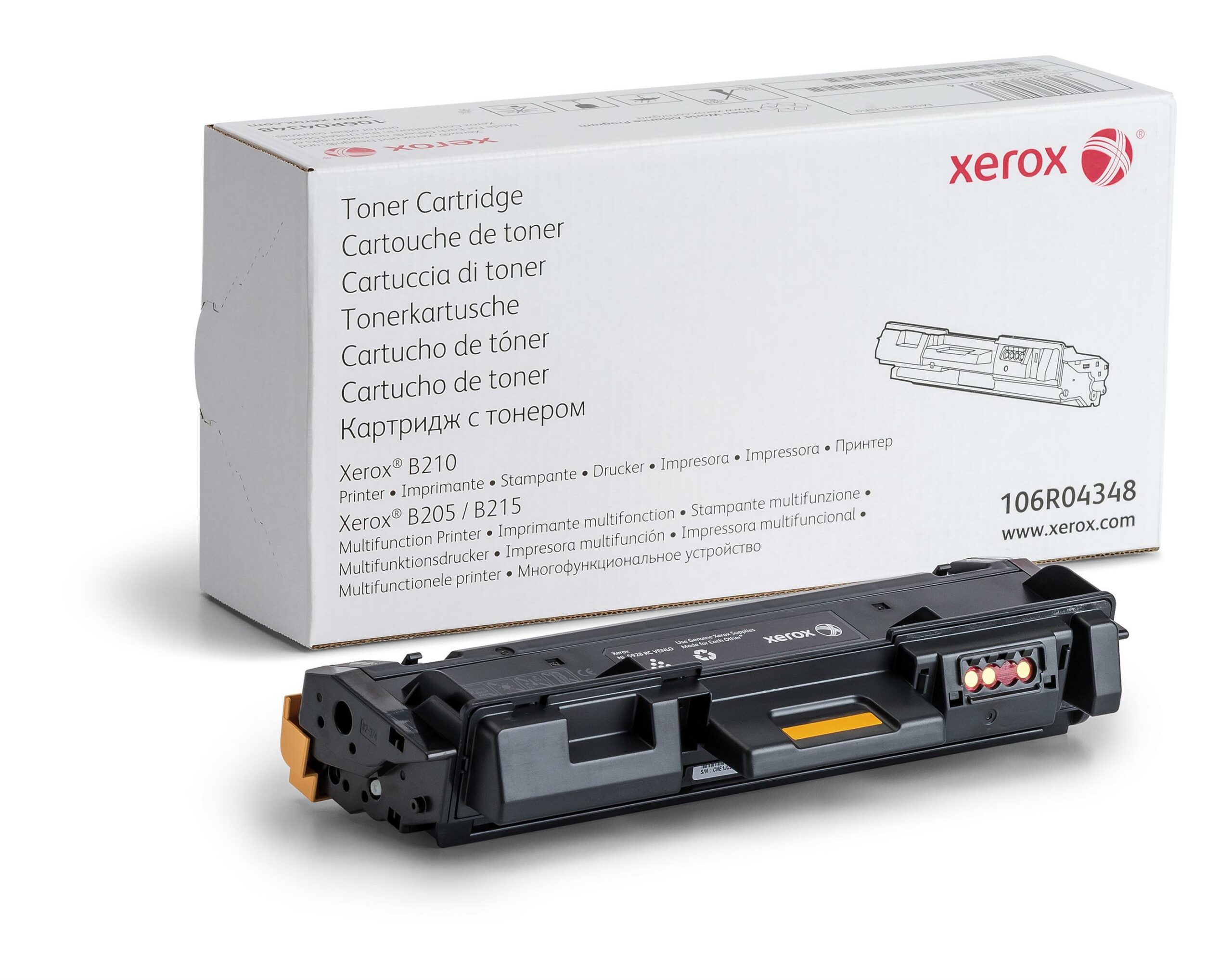 Тонер-картридж лазерний Xerox B205/B210/B215 Black (106R04348)