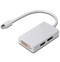 Адаптер DIGITUS Mini DisplayPort to DisplayPort-HDMI-DVI (24 + 5) (AK-340509-002-W)