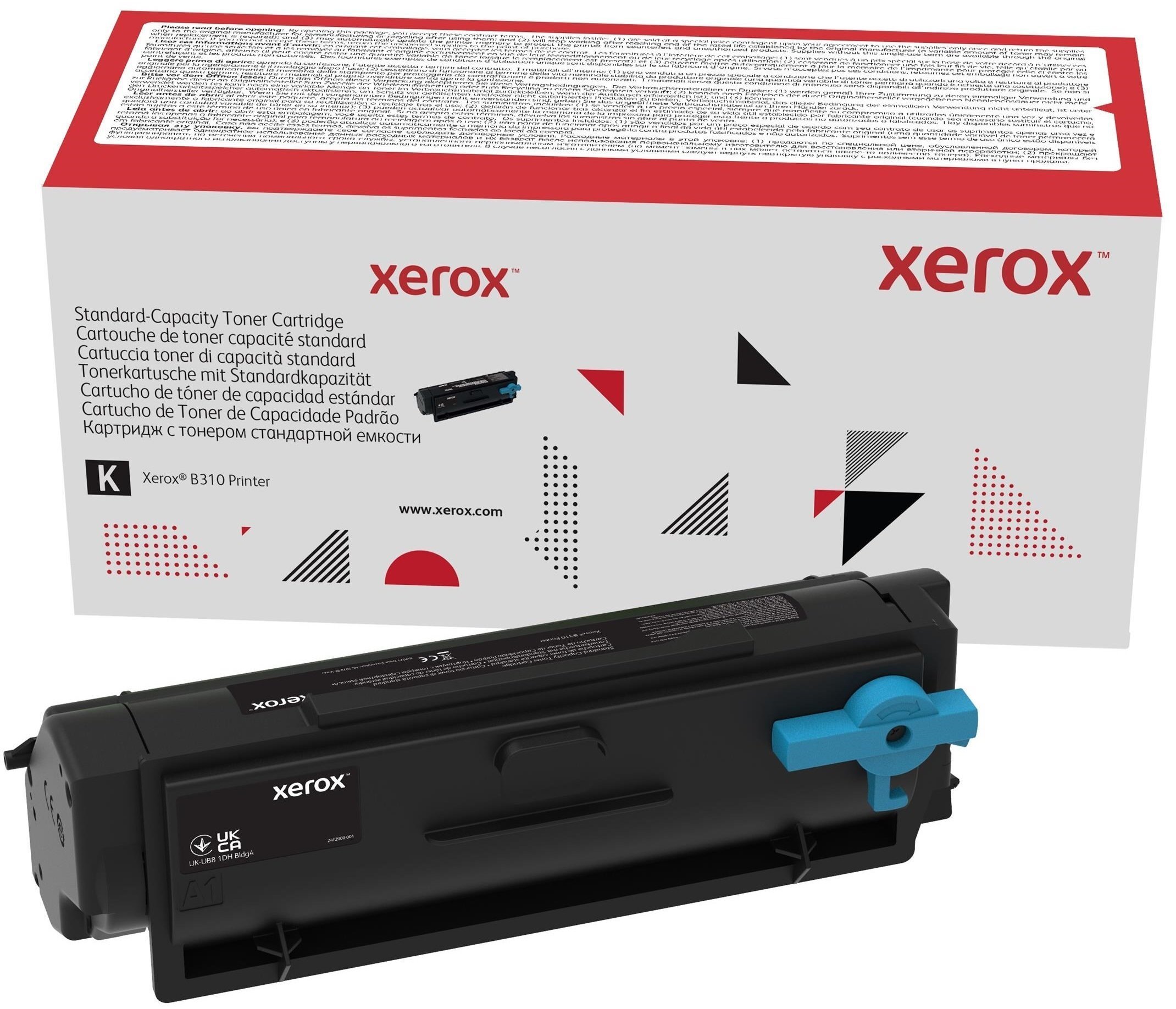 Тонер-картридж лазерный Xerox B310 Black (8000 стр) (006R04380)