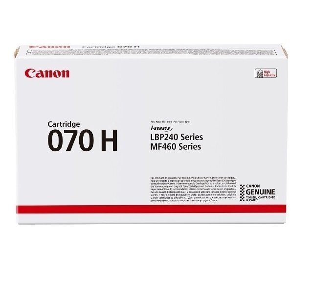 Картридж лазерный Canon 070H MF461dw/463dw/465dw/LBP243dw/246dw Black (10200 стр.) (5640C002)