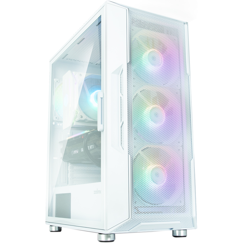 Корпус ZALMAN I3 Neo, без БЖ, 1xUSB3.0, 2xUSB2.0, 4x120mm RGB fans, TG Side Panel, ATX, білий