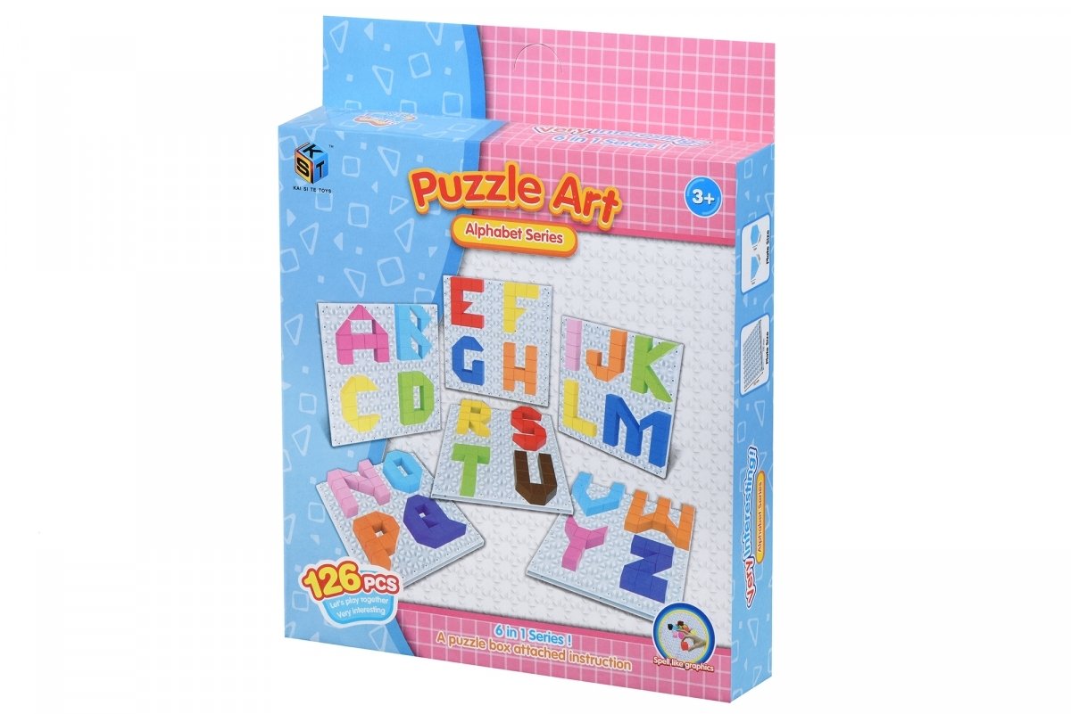 Пазл Same Toy Puzzle Art Alphabet series 126 елементів (5990-3Ut)