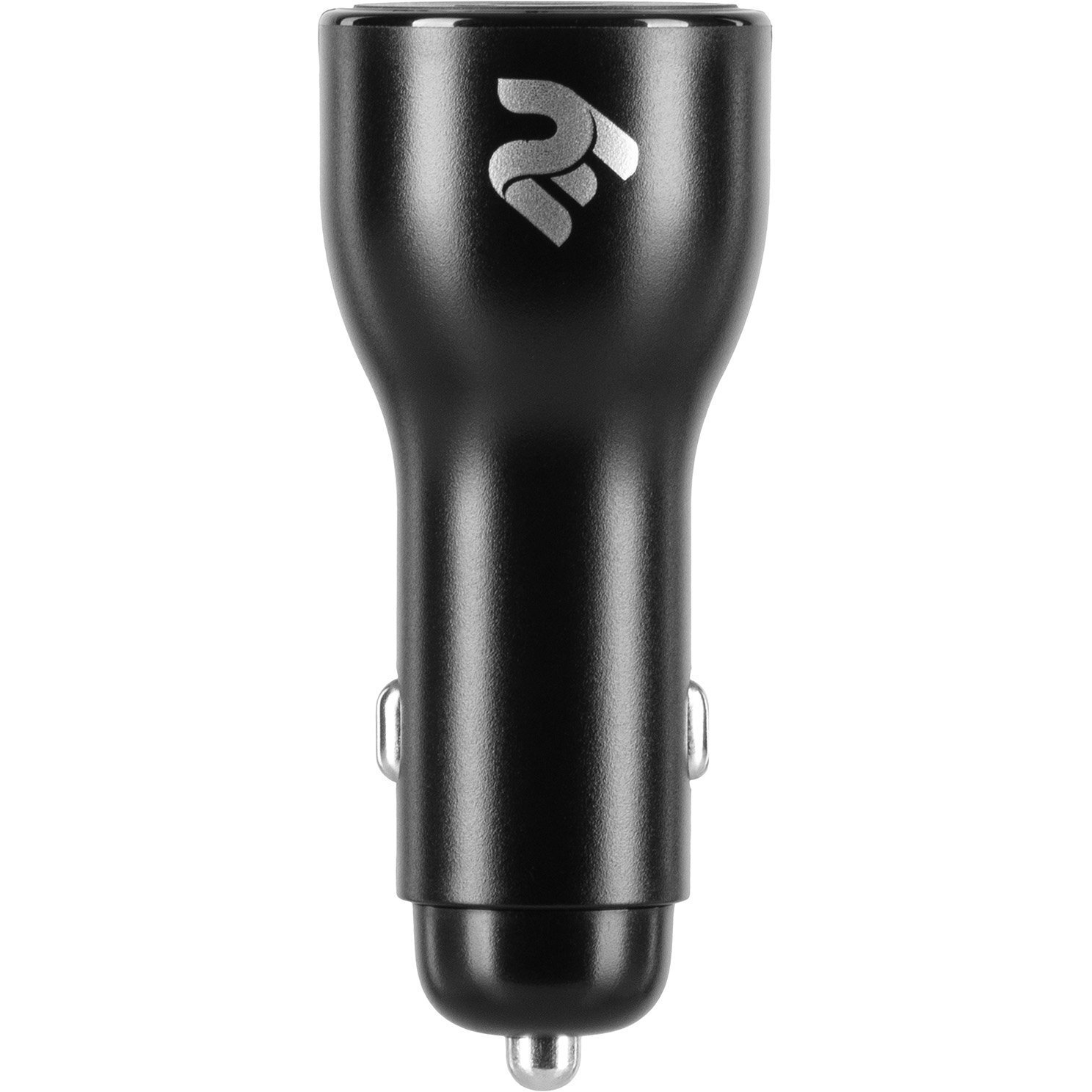 Автомобільний зарядний пристрій 2E Dual USB Car Charger 38W USB-C Black (2E-ACR18PDQC-B)