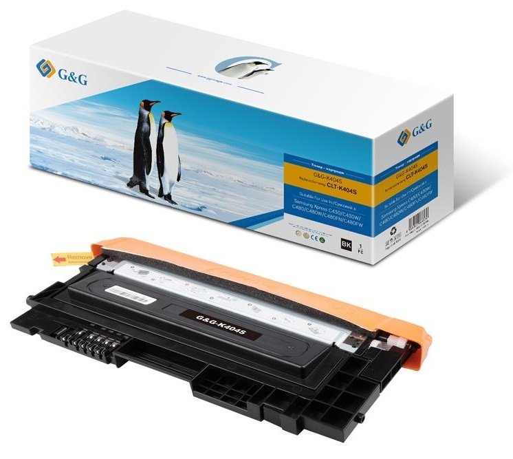 Картридж G&G для Samsung SU108A C430/C430W, C480/C480W/C480FN 1000 стр Black (G&G-K404S)