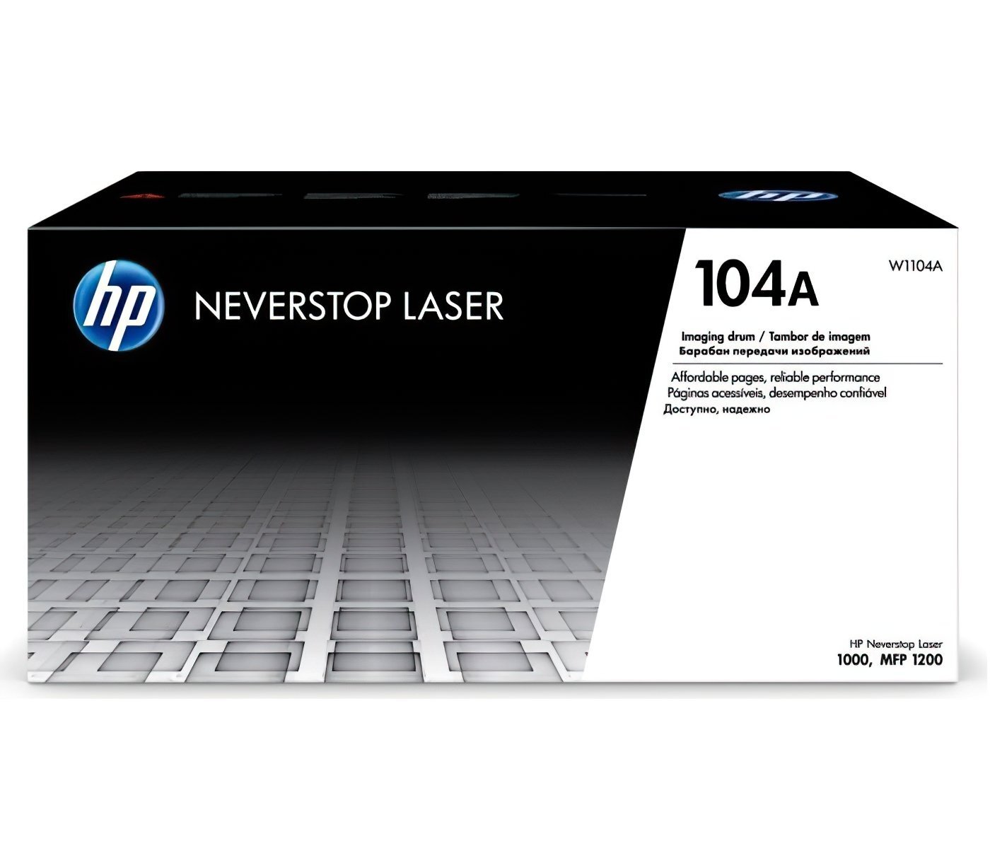 Блок фотобарабана HP 104A Neverstop LJ 1000a/1000w/1200a/1200w в комплекте с тонером (W1104A)