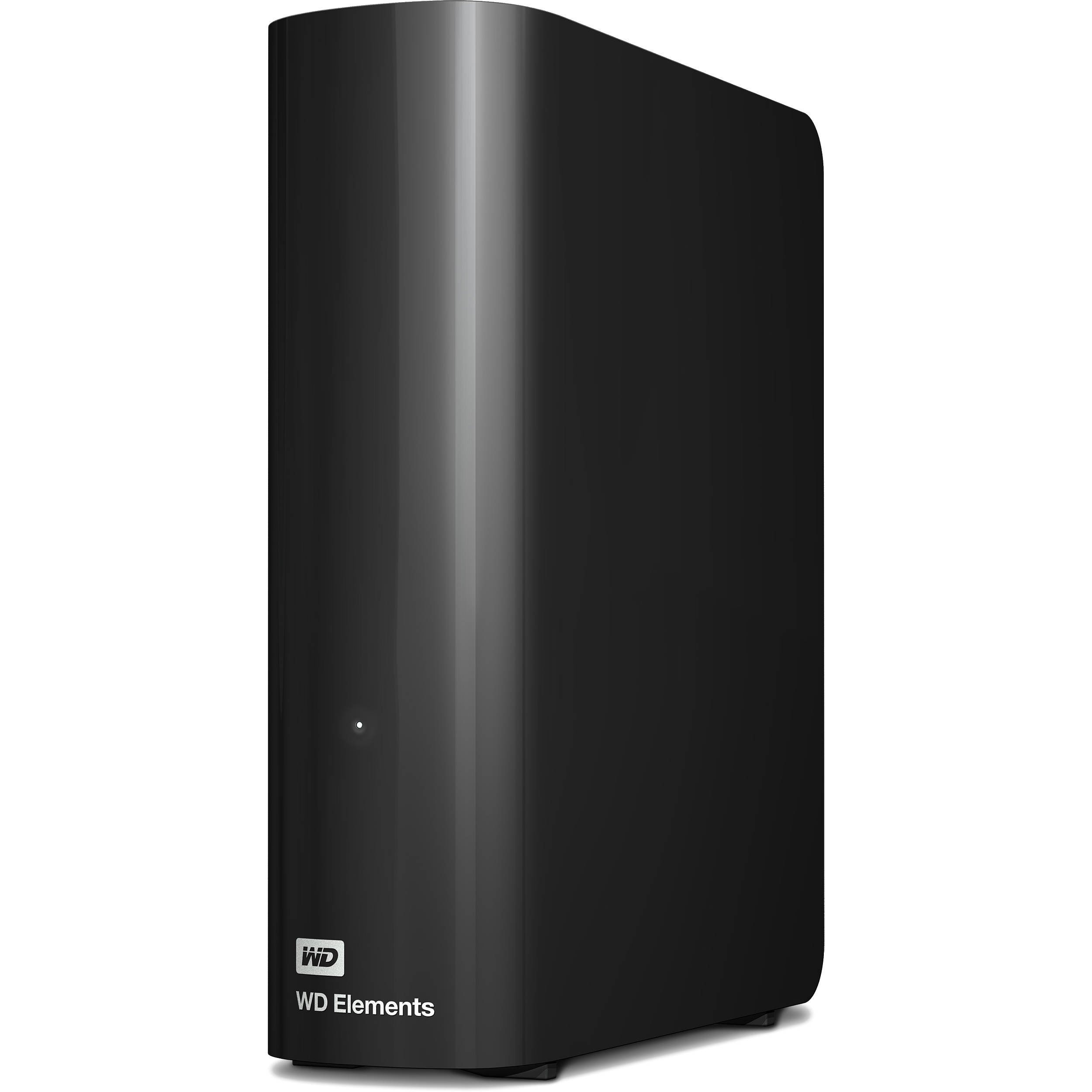 Накопичувач зовнішній HDD WD 3.5" 8TB USB 3.0 Elements Desktop (WDBWLG0080HBK-EESN)