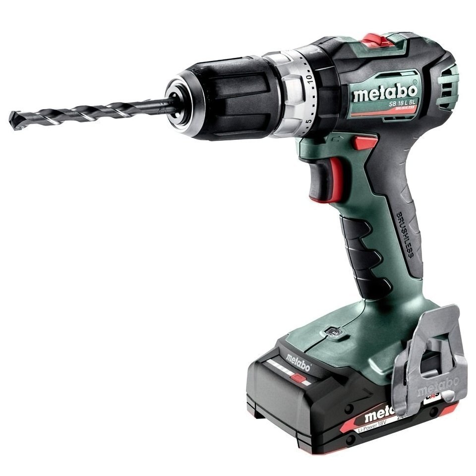 Дриль ударний Metabo SB 18 L BL, акумуляторний, Li-Power, 2*18В, 2Аг (602331500)