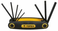 Набір ключів шестигранних TOPEX Torx 8шт (35D959)