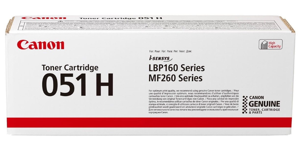 Картридж лазерний Canon 051H LBP162dw/MF269dw/267dw/264dw Black, 4100 стр (2169C002)