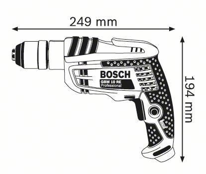 Дрель Bosch GBM 10 RE