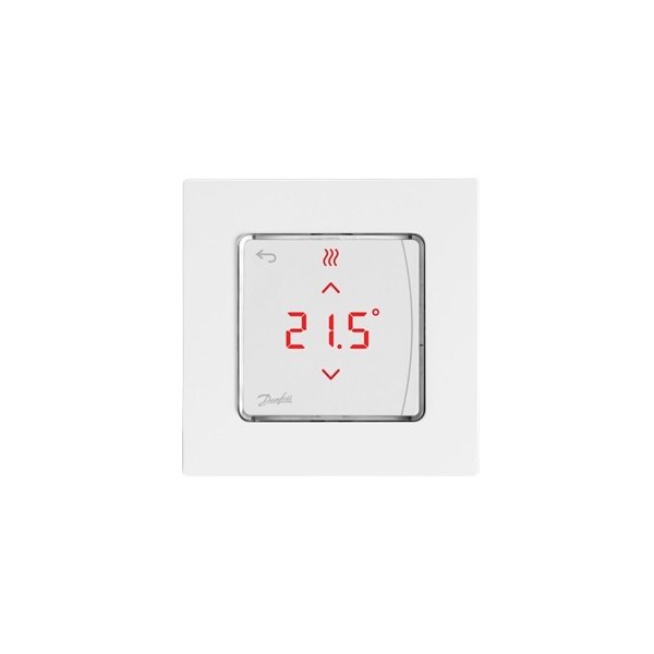 Программируемый сенсорный терморегулятор Danfoss Icon Display 230V, On-wall, белый (088U1015)