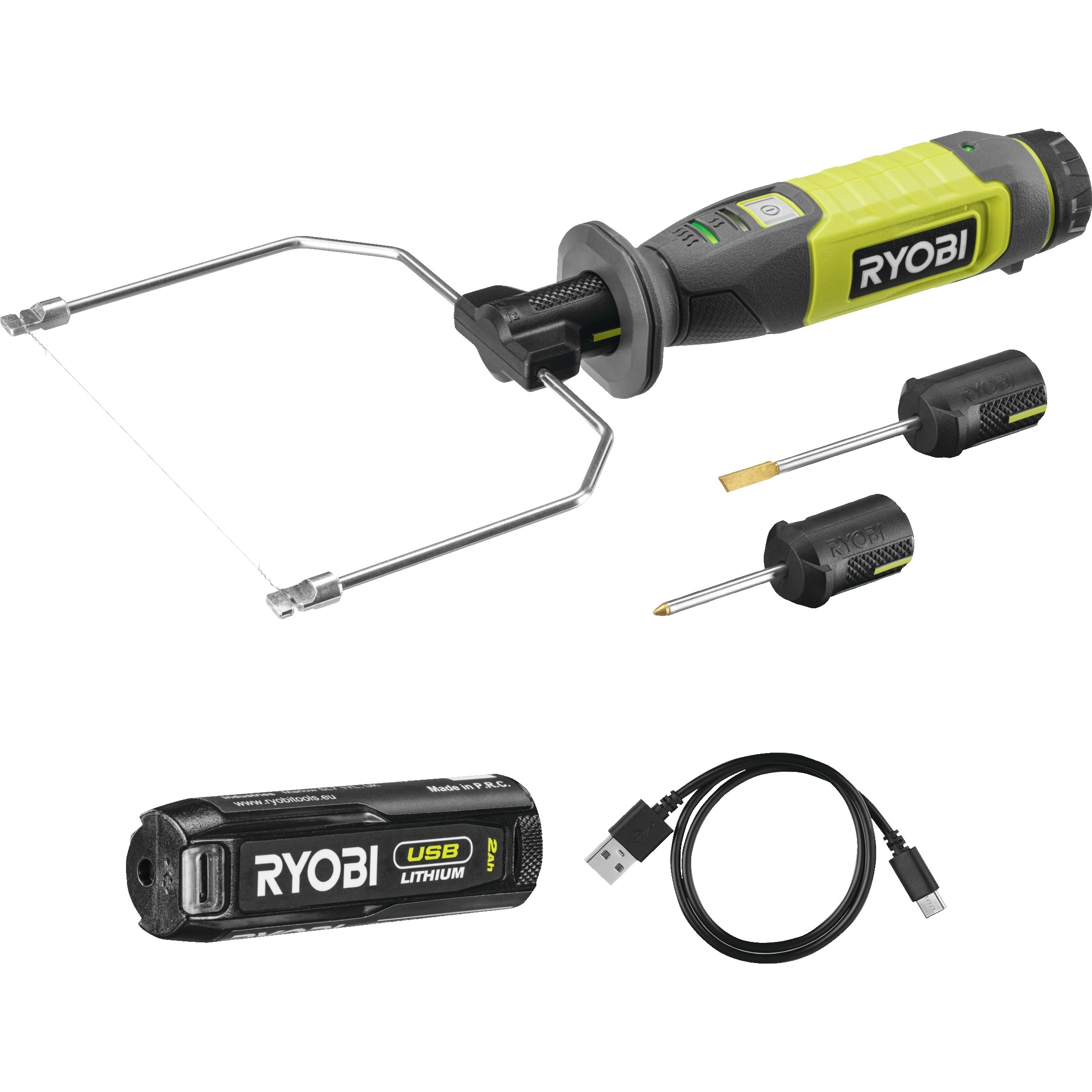 Термоніж Ryobi RHC4-120G акумуляторний 4В USB Lithium (5133006198)