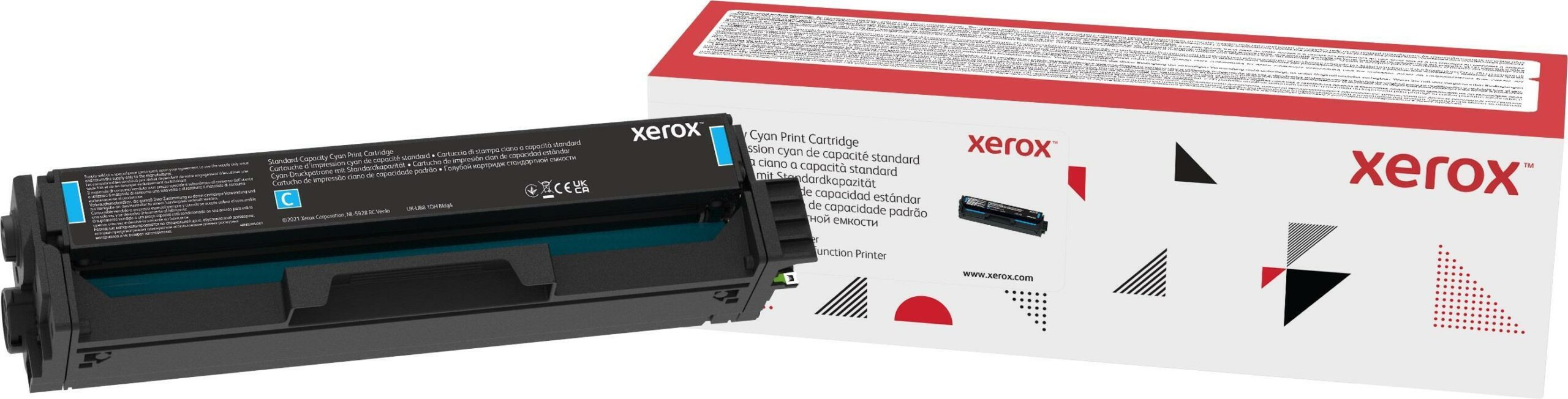 Тонер-картридж лазерный Xerox C230/C235 Cyan (2500 стр) (006R04396)